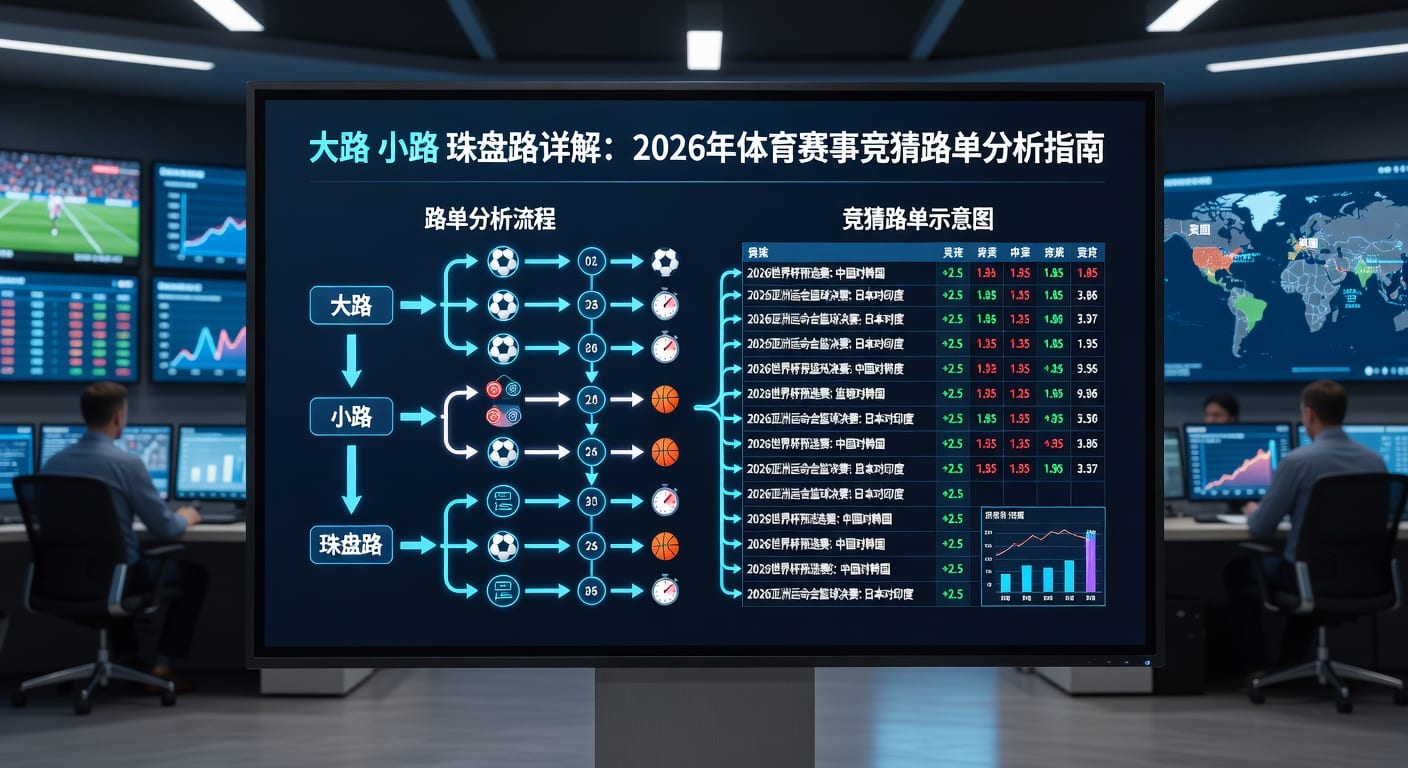 大路 小路 珠盘路 2026世界杯投注数据分析